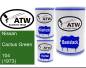 Preview: Nissan, Cactus Green, 104 (1973): 500ml Lackdose + 500ml Klarlack + 250ml Härter - Set, von ATW Autoteile West.